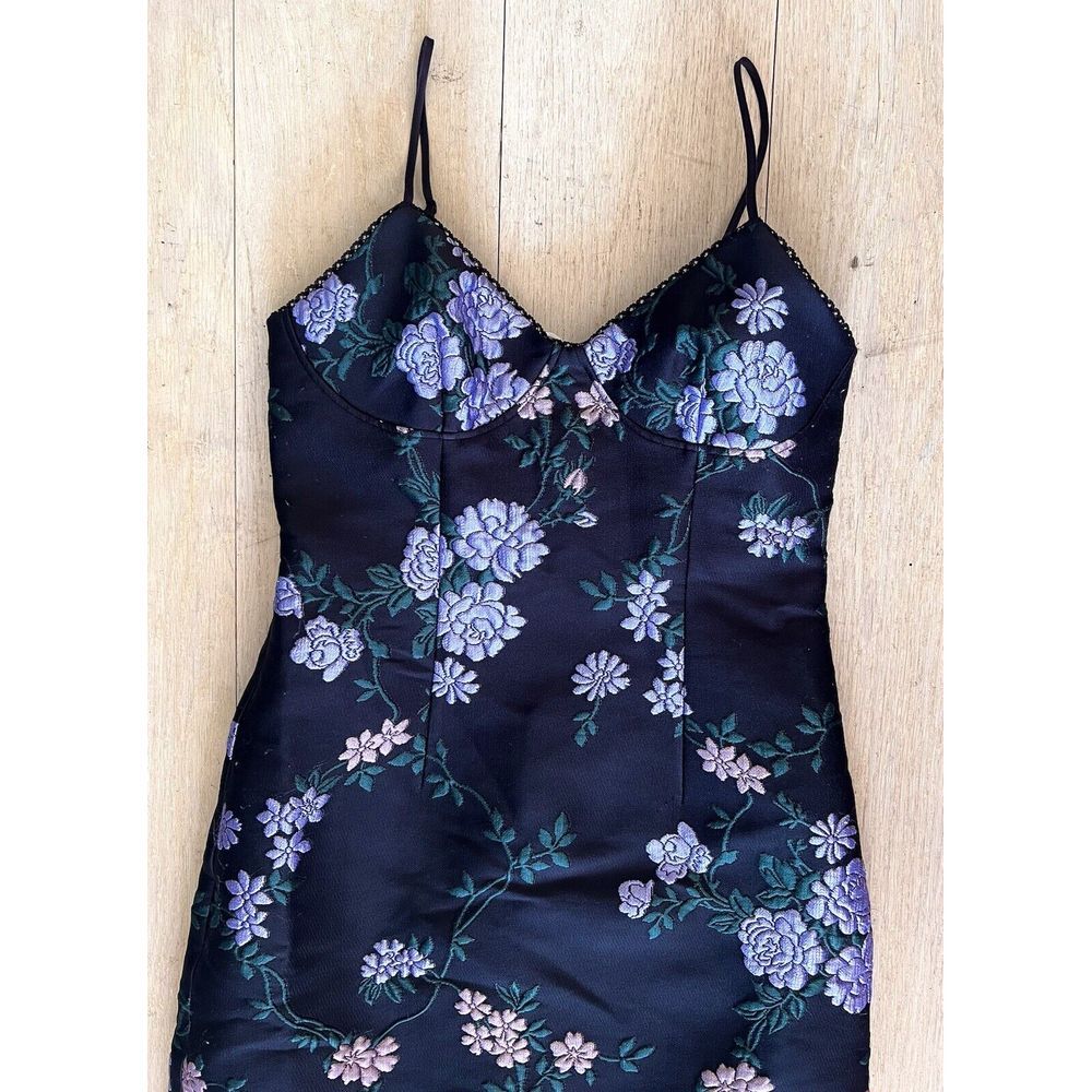 Rebecca Taylor Vine‎ Jacquard Bustier Dress $695 New Tags Size 6 - Picture 2 of 7
